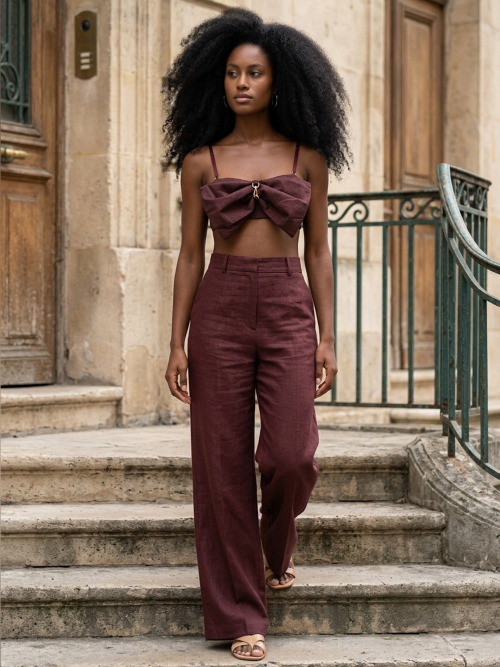 JACQUEMUS
Le Haut Terra Cropped Top